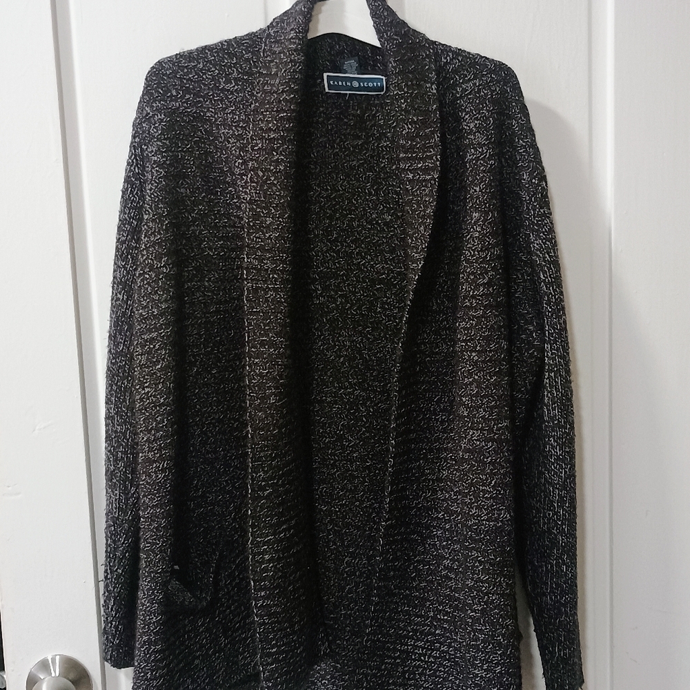 Karen Scott Cardigan Black Size M